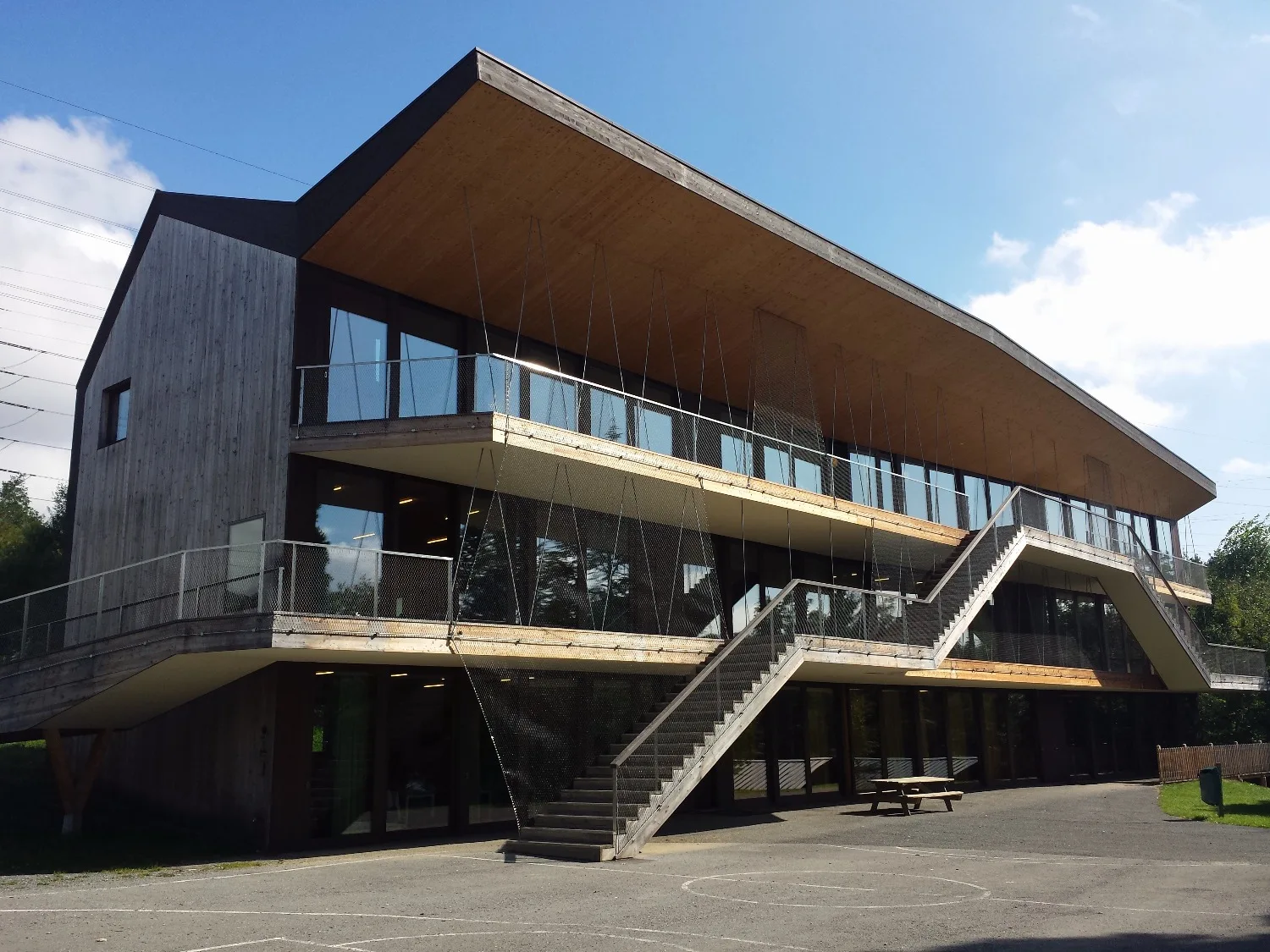 Construction de l'École Steiner à Crissier — vue 1
