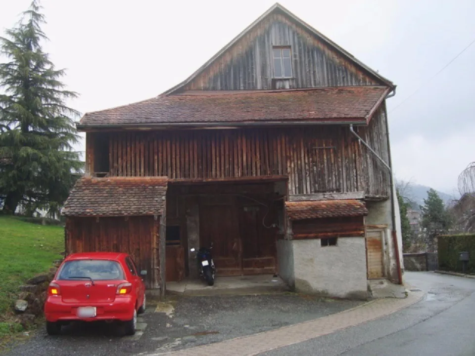 Rénovation d'une ferme à St-Légier — vue 1