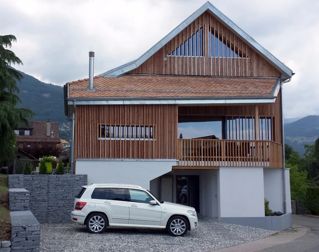 Rénovation d'une ferme à St-Légier — vue 2