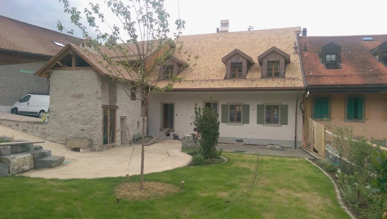 Rénovation d'une maison vigneronne à Chexbres — vue 1