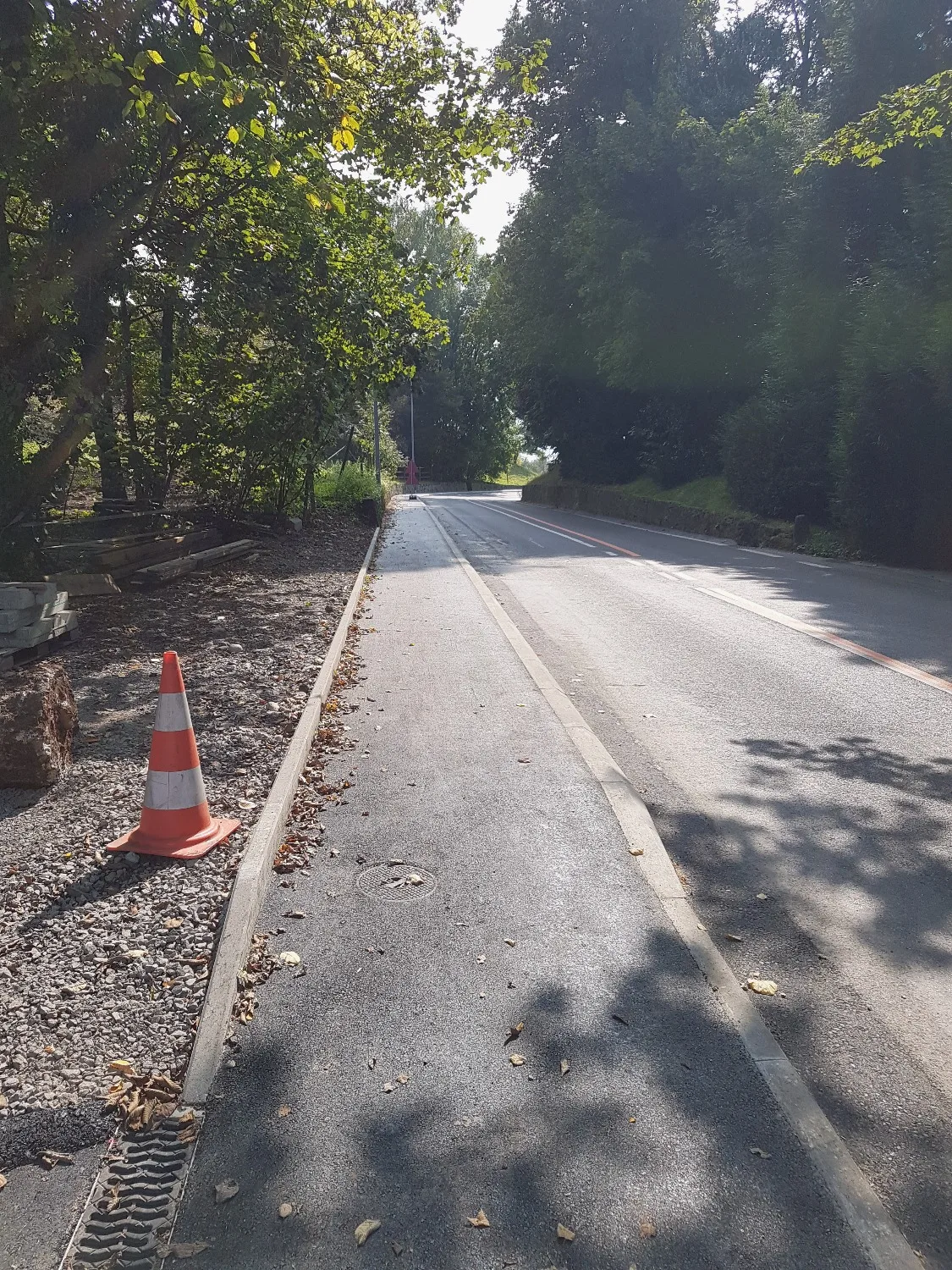 Création d'un trottoir à Blonay — vue 3